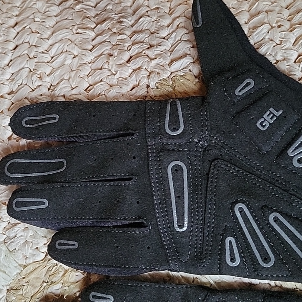 NWOT, Pearl Izumi full finger gel gloves, black, size L - Picture 6 of 12